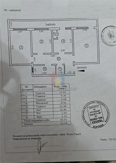 3 camere parter, STRADAL, confort 1, Obor - 12