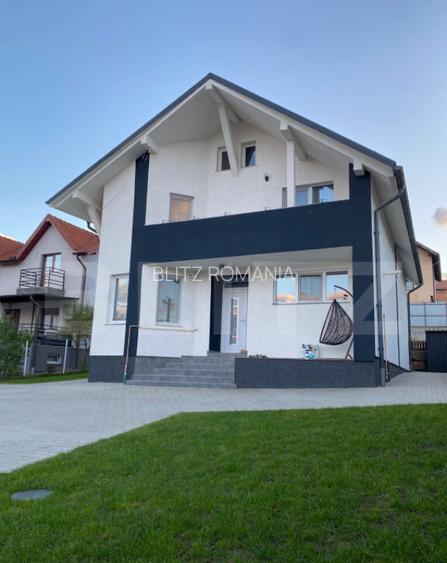 Locuinta moderna complet utilata, 4 dormitoare si 500mp curt
