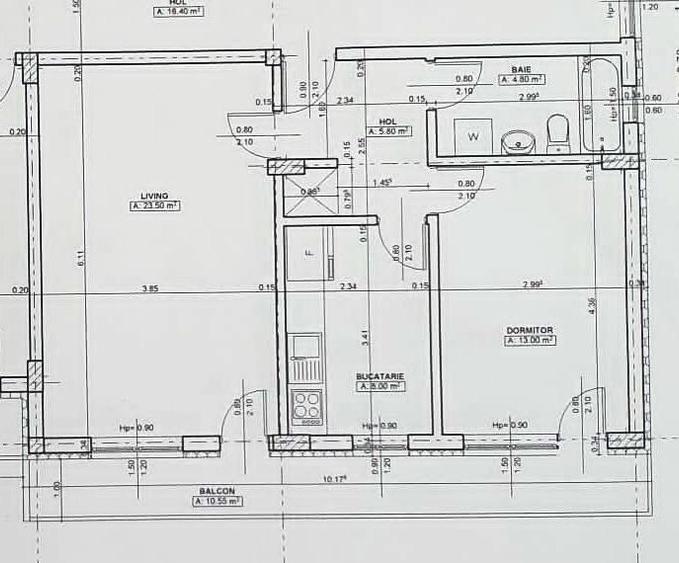 2 camere 66mp imobil nou Soseaua Salaj - 2