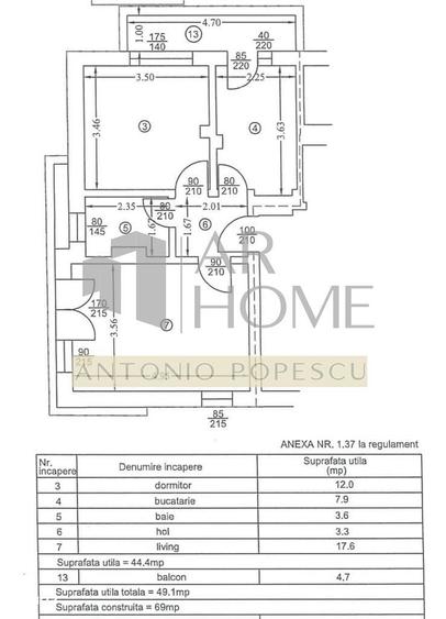 Apartament 2 camere, parcare proprie, in Ploiesti, zona Malu Rosu. - 1
