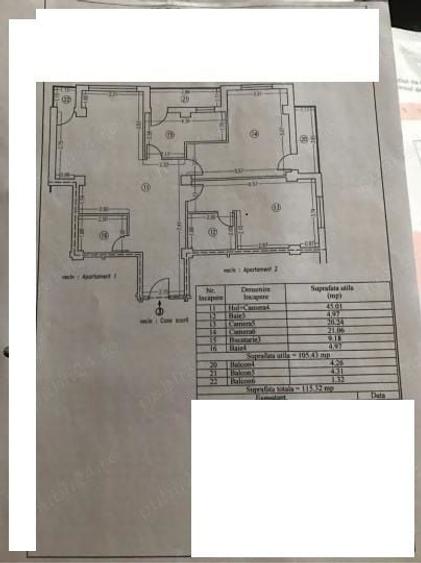 APARTAMENT SUPERB 3 CAMERE 115MP ZONA PRIMO - 5