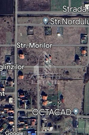 Teren 617 mp, Sacalaz, zona de case noi - 2