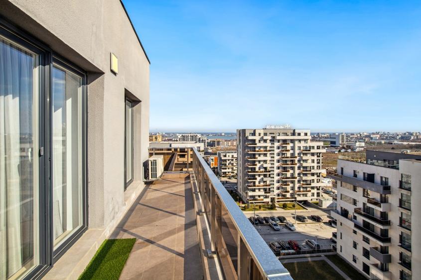 Penthouse 4 camere, mobilat si utilat premium in Complex Maurer, Tomis Plus - 1