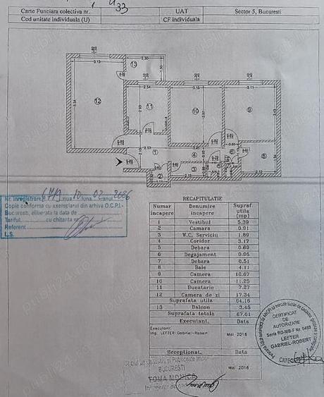 Apartament 3 camere - 1