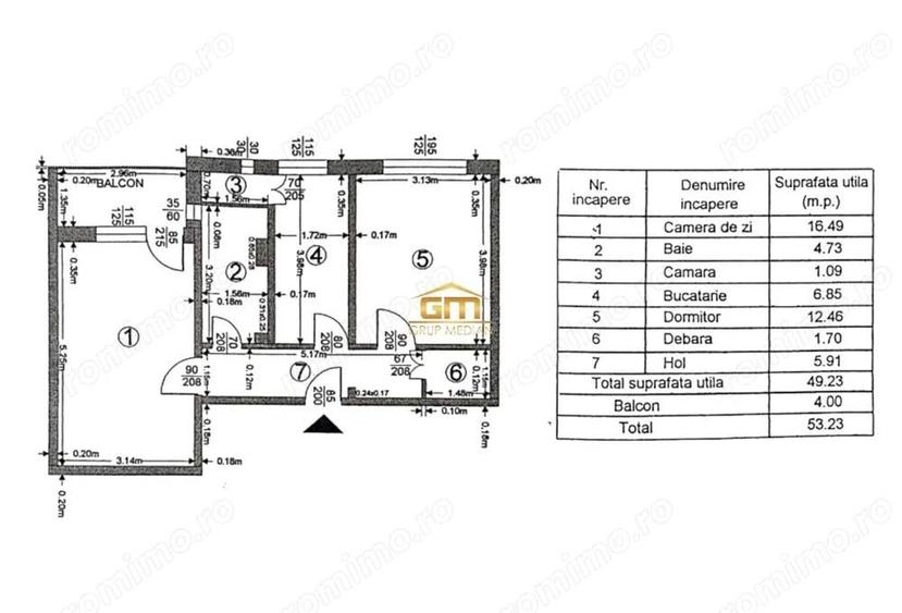 Apartament 2 camere, A-uri, etaj 7, zona Ostroveni - 8