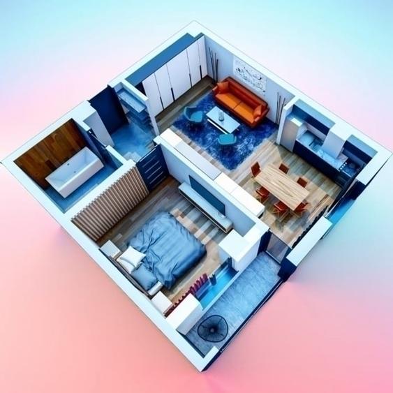 Apartament 2 camere, de vânzare în zona Vișan, Iași - 2