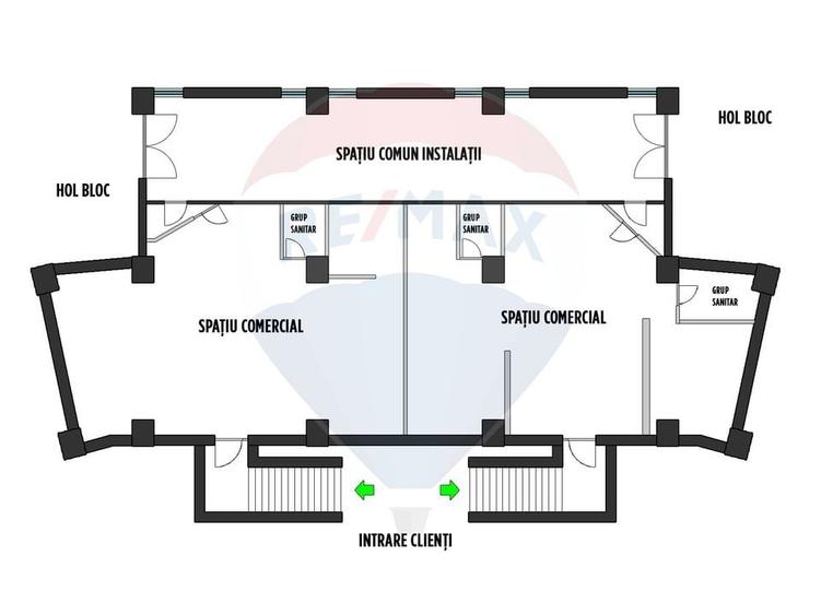 Spatiu comercial de vanzare - sensul giratoriu Marasti - 9