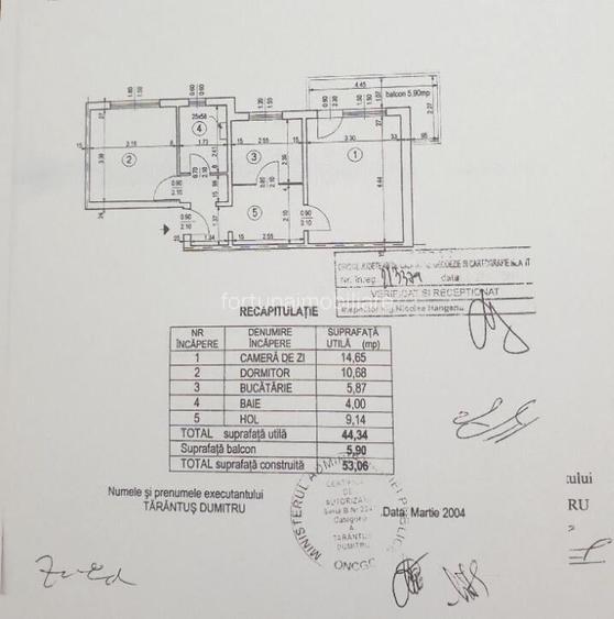 Apartament 2 camere, etaj 3, zona Precista