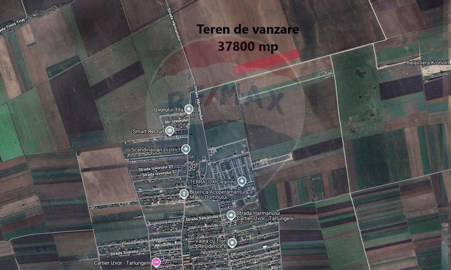 Teren Harman 37800mp la 50m de UAT Tarlungeni -cartier Izvor - 1