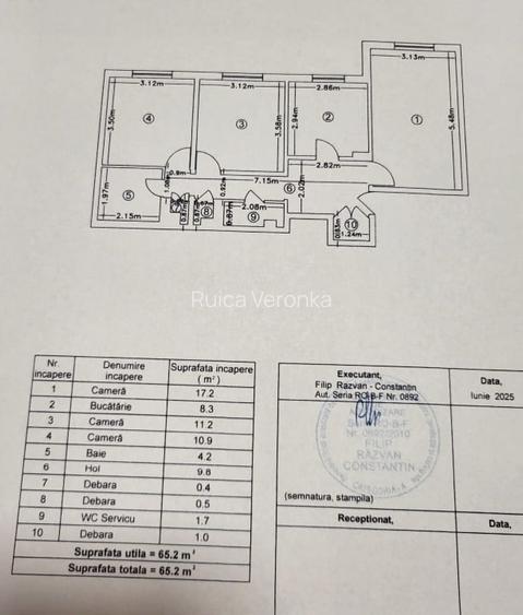Apartament cu 3 camere decomandat în Crângași Apartament cu 3 camere decomandat în Crângași