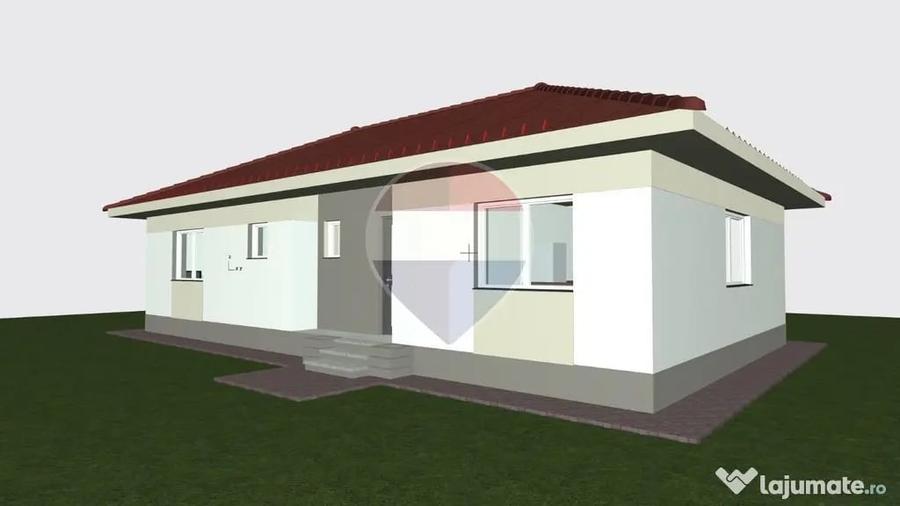 Casă cu 4 camere cu Teren 365 Mp în Hălchiu