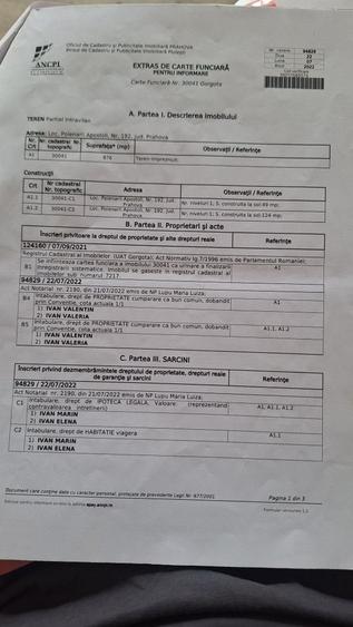 Casă cu 4 camere în Poienarii Apostoli