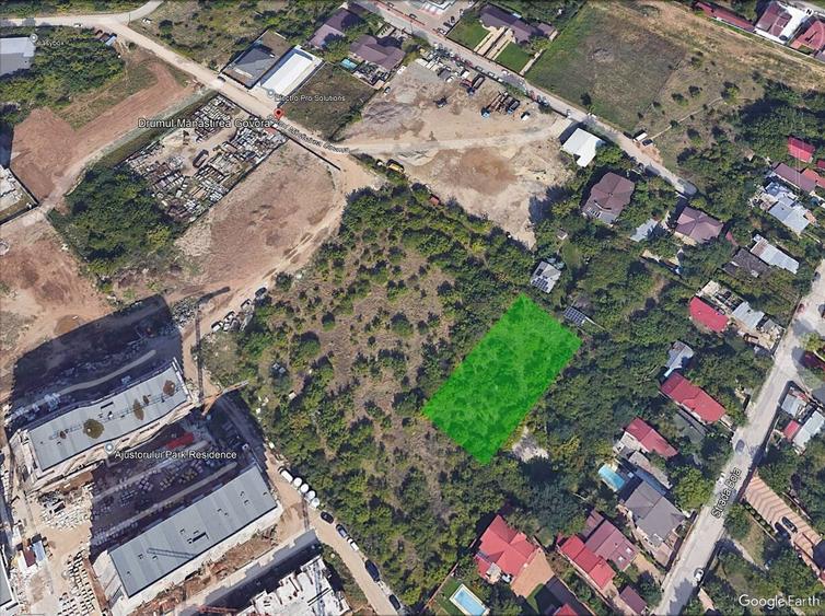 Teren Construcții intravilan de 1627 mp, în Militari