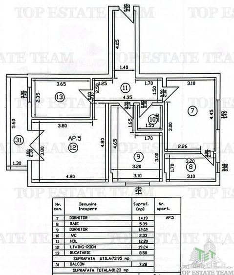 Apartament 3 camere de vanzare in Dobroesti - 3