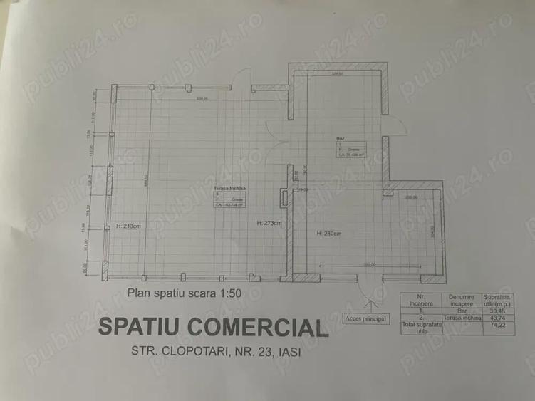 Inchiriez spatiu comercial zona Nicolina 2 - 7