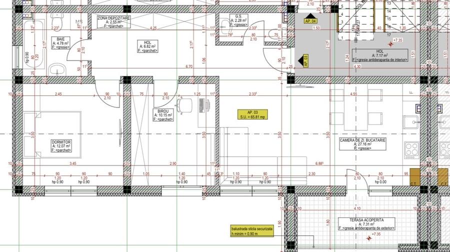 Apartament cu 3 camere de 66 mp utili - Mosnita / Calea Urseni - 2