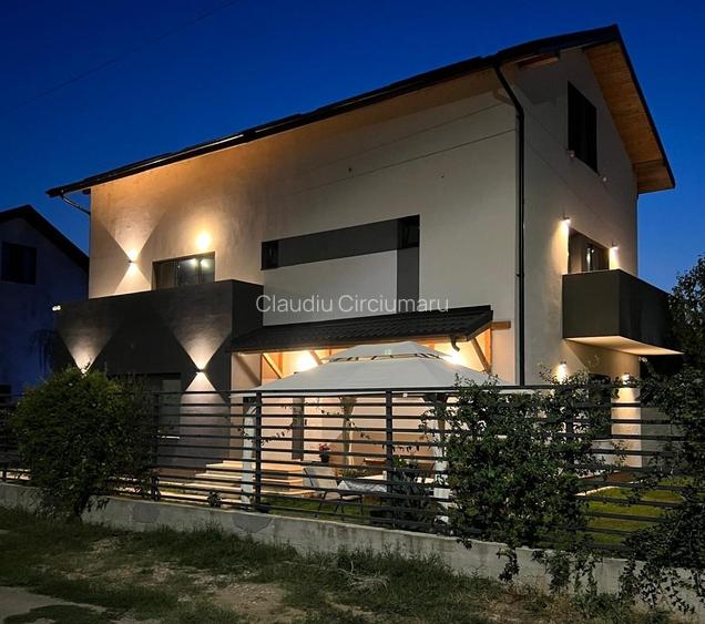 Magurele, Vila 2022, P+1+M, 5 cam, 3 bai, mansarda open space, COMISION 0