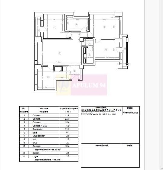 Vanzare apartament de 4 camere in zona bd Unirii-Casa Poporului - 6