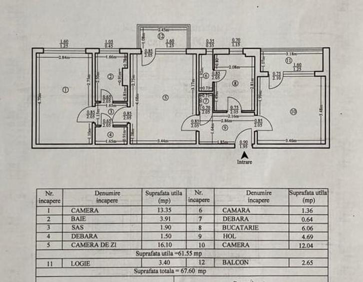 Apartament 3 camere Cantemir, etaj 2! Ideal pentru renovare! - 1
