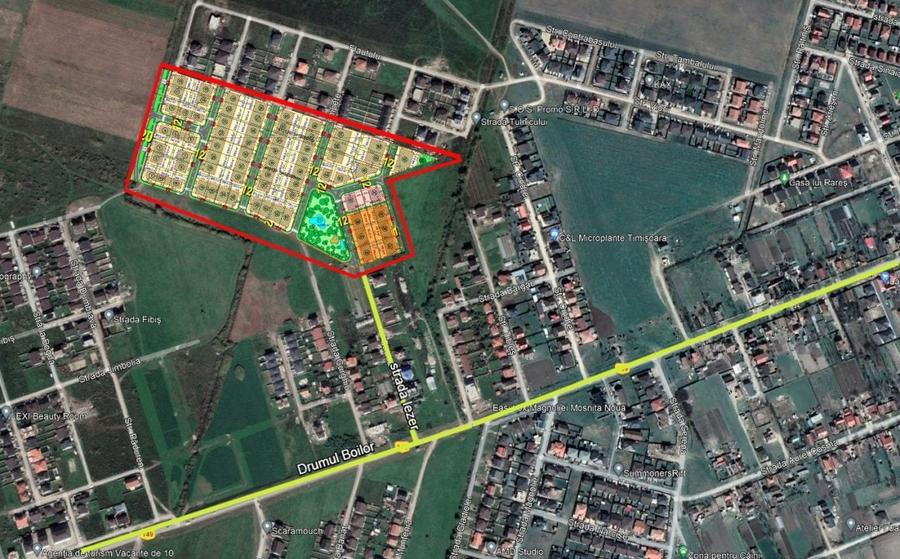 Teren de vanzare, zona Mosnita, Serena 3 - 7