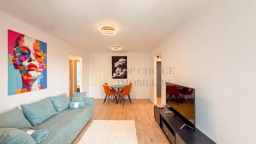 Apartament cu 2 camere decomandat, mobilat în Barbu Văcărescu