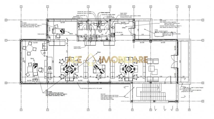 De Inchirat Spatiu Birouri | Barbu Vacarescu | Parcare | 200mp | +TVA - 8