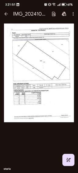 Vand teren intravilan 556 m2 15m latime strada Recea - 1