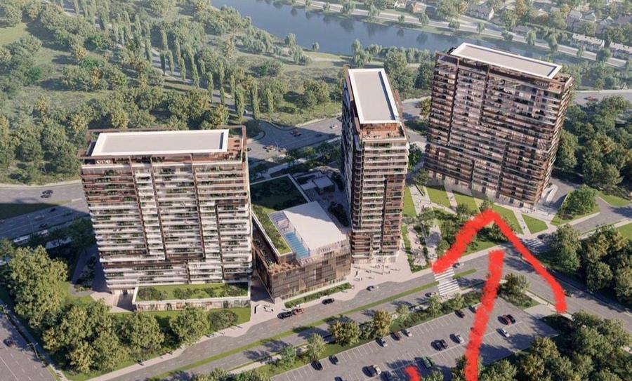 TVA inclus  | 2 camere cu terasă și vedere la lac | One High District - 5
