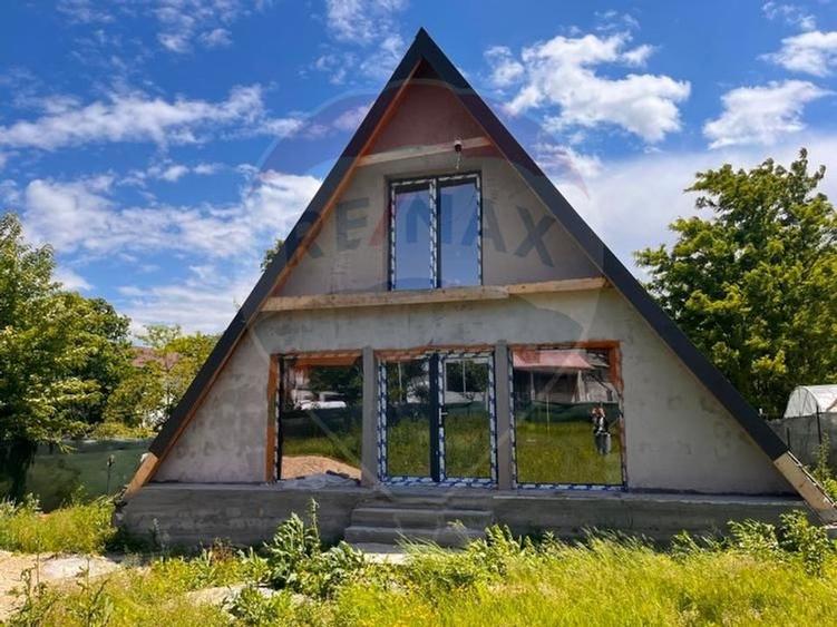 Casă unifamilială tip A-Frame in Snagov 160 mp, structură din lemn - 3