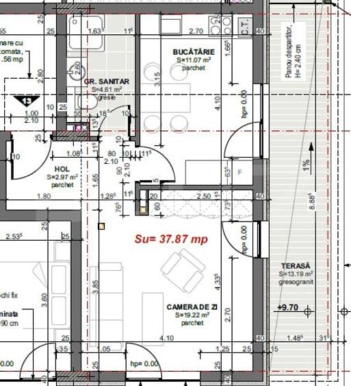 OFERTA! Apartament 2 camere, Terasa 13mp, Apahida - 4