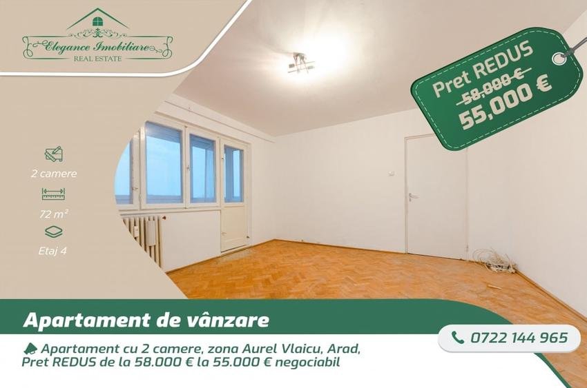 Apartament cu 2 camere, zona Aurel Vlaicu, Arad - 8
