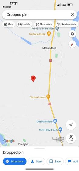 Teren de 450 mp, în Malu Mare