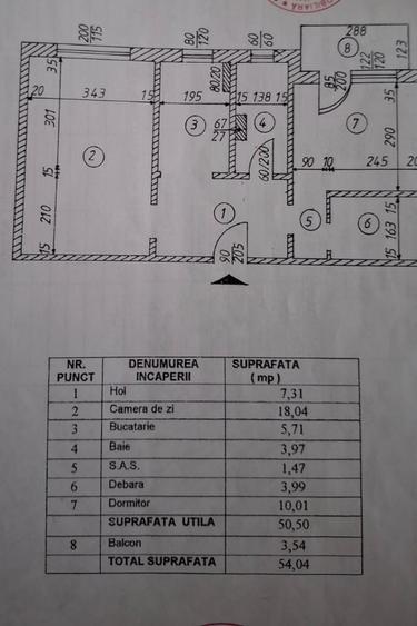 Apartament cu 2 camere decomandat, mobilat în Rahova
