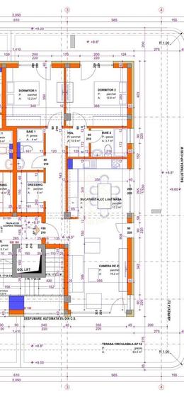 Penthouse de Lux 3 camere 79 mp+terasa 83 mp-ultrafinisat-Central - 1