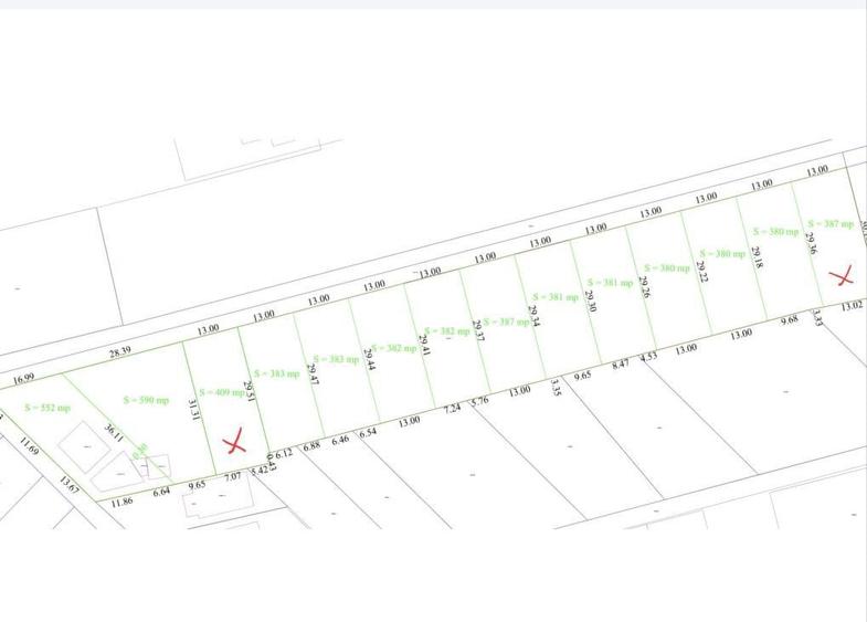 Teren de vanzare in Mamaia sat str M 17 nr 80.Loturi intre 380 -5000 m - 1