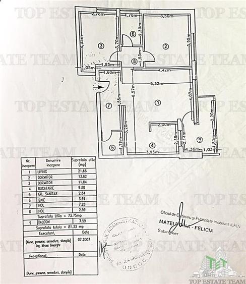 Apartament 3 camere decomandat Otopeni, 81mp - 7