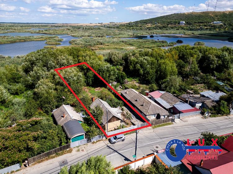 ID 7854 EXCLUSIVITATE – Teren cu casă și ieșire la canal - 3