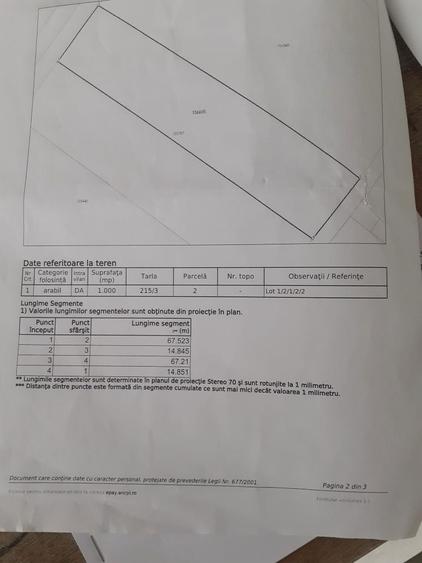 Teren Barbosi 1000metri - 1