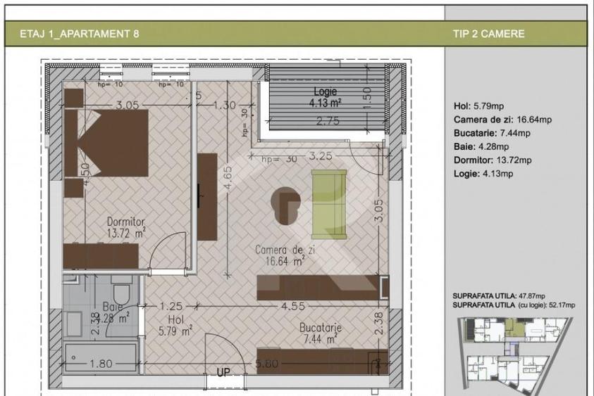 2 camere Nerva Traian, metrou Timpuri Noi - 7