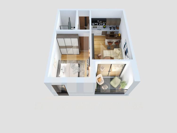 Apartament 1 camera | 37 mp | Etaj 1 | Bloc Nou 2026 | Cetate - 3