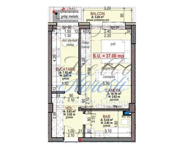 Apartament cu o camera, decomandat, in zona Urusagului - 3