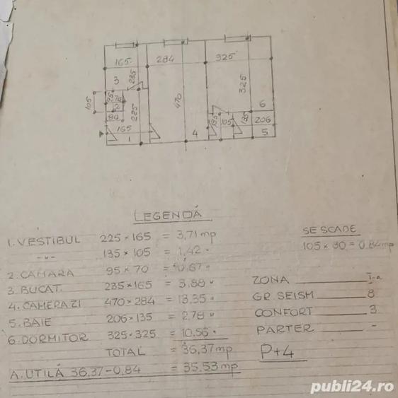 Apartament 2 camere - Tecuci - 1