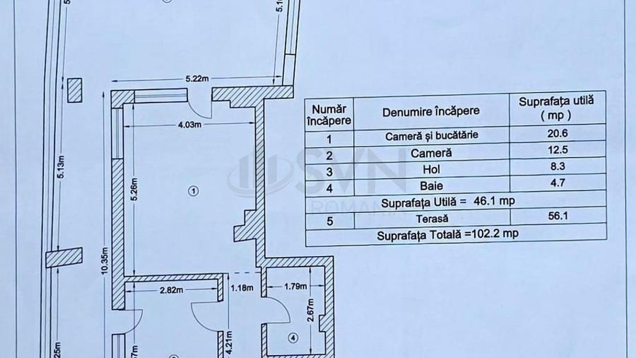 REA1026808 Veris Residence I 2 Camere I Terasa 56mp - 10