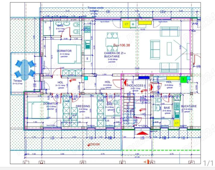 Vand apartament 4 camere si curte - 6