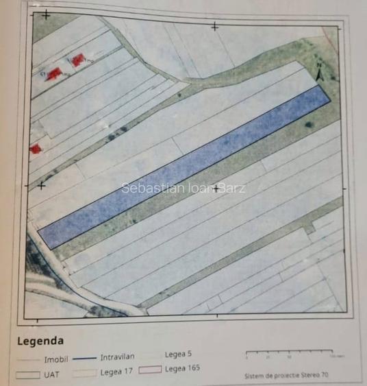 Teren 9.555mp front 28ml constructie ansamblu case Iris