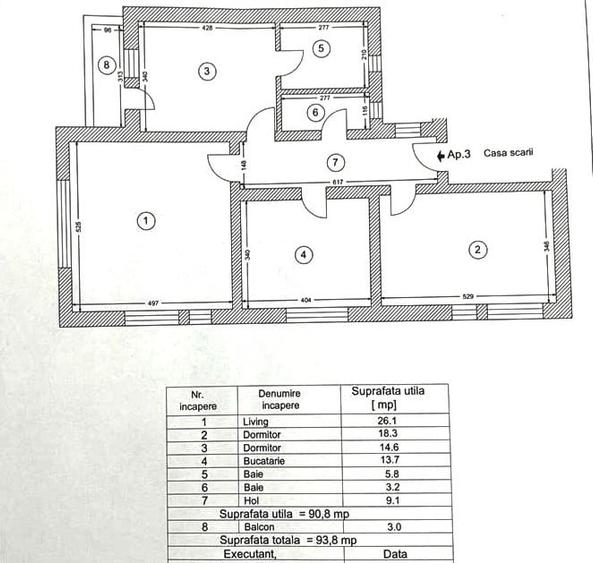 Apartament EXCLUSIVIST situat intr o vila P+2E cu cate un apartament pe etaj - 20