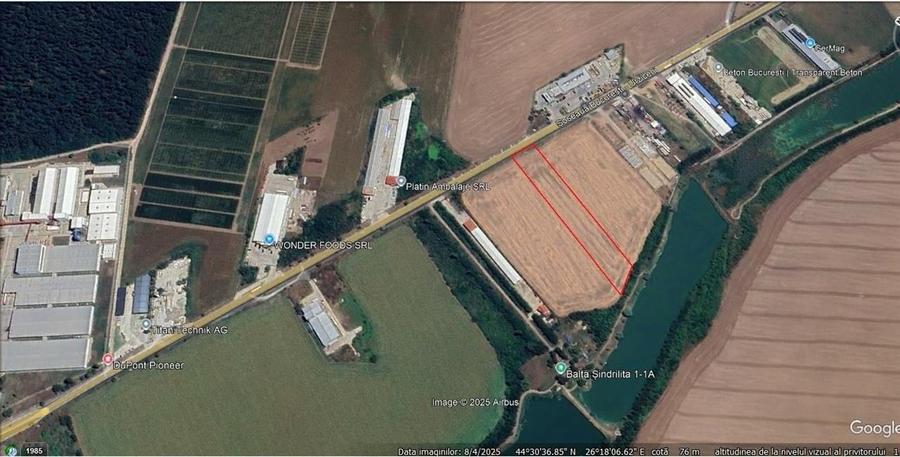 Teren Afumati, stradal DN2/15.000mp/ fs 57ml/ intravilan industrial - 3
