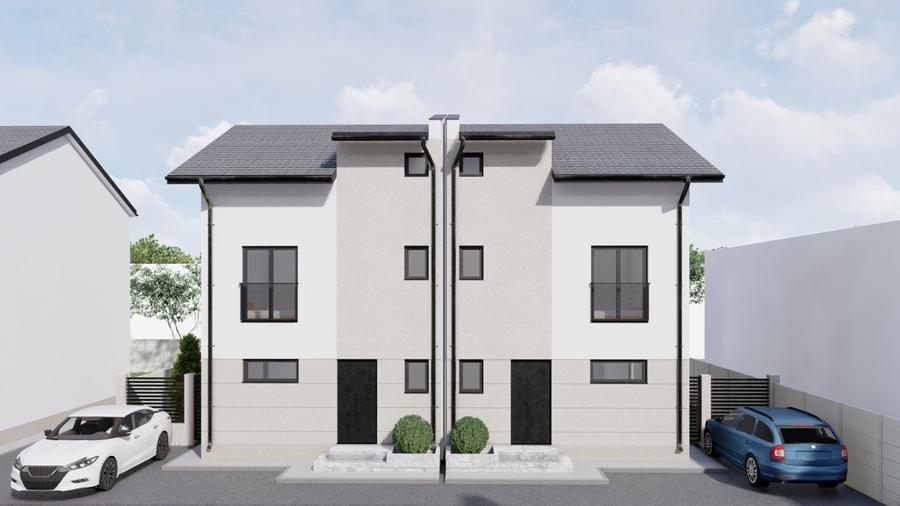 vila 3camere si mansarda locuibila,rate dezvoltator,tva inclus,comision 0 - 3