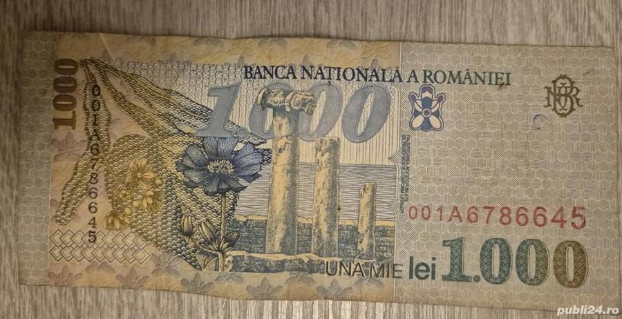 Vand bancnota 1000 lei - 1
