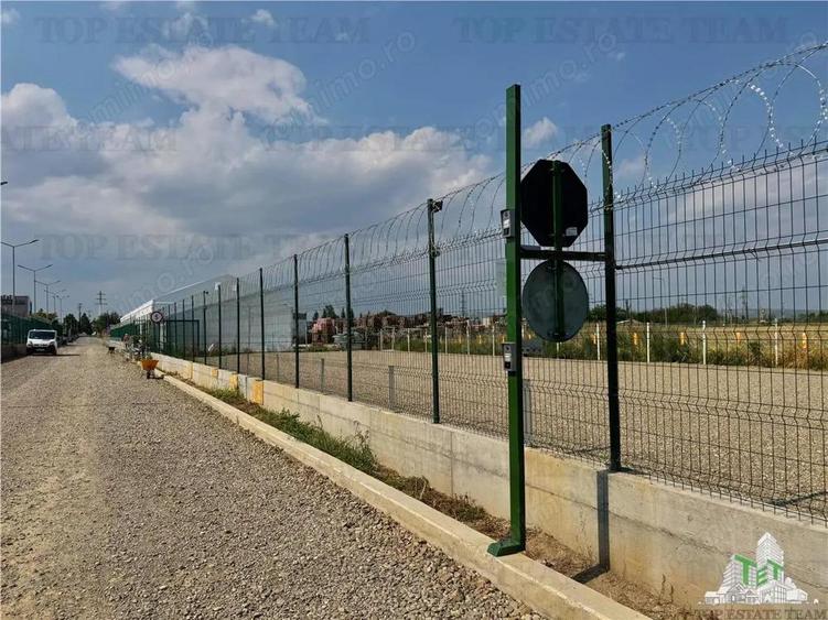 Teren industrial 8000 mp DN1B Zona showroom-uri auto Deschidere 35 m - 8